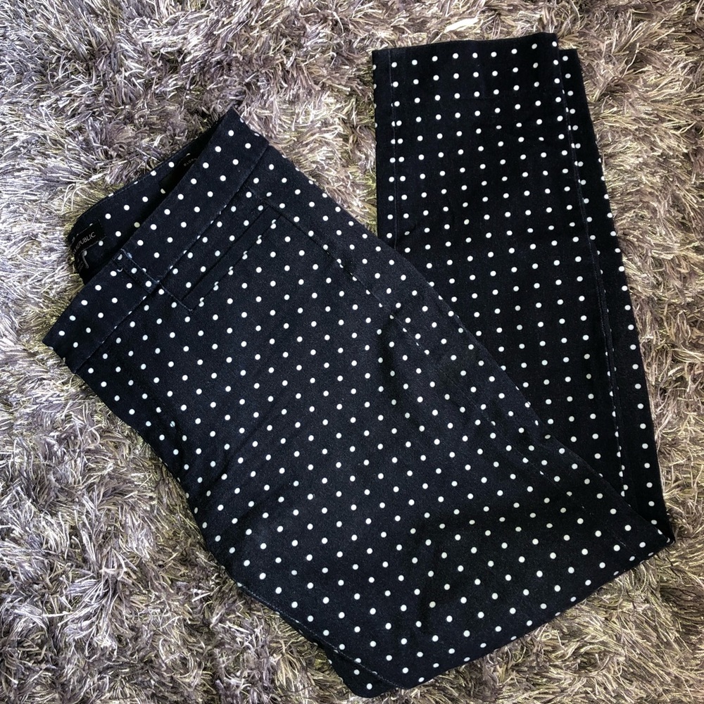 Banana Republic Sloan Polka Dot Pants